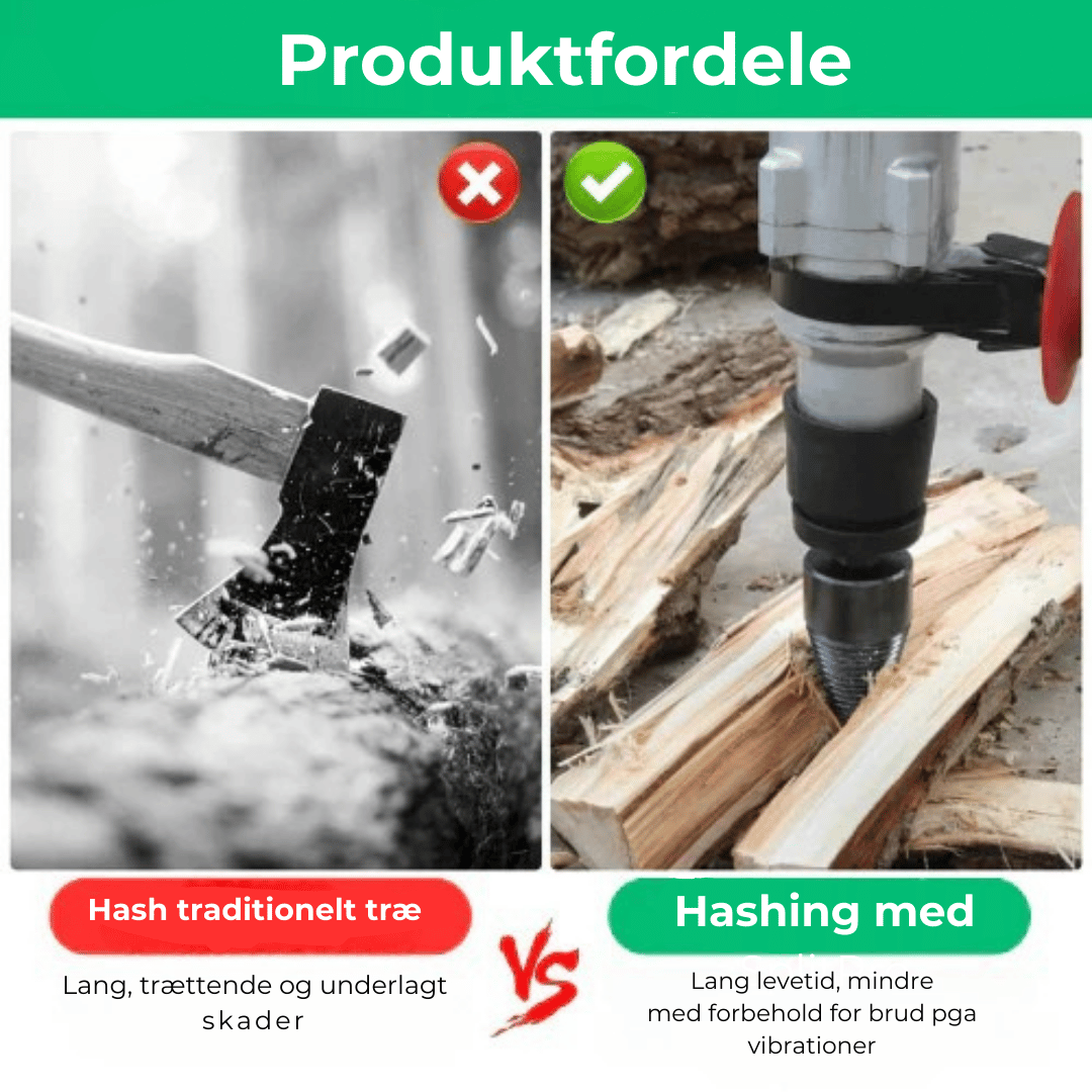 LOGSPLIT™ - Effektivt opdelingsværktøj