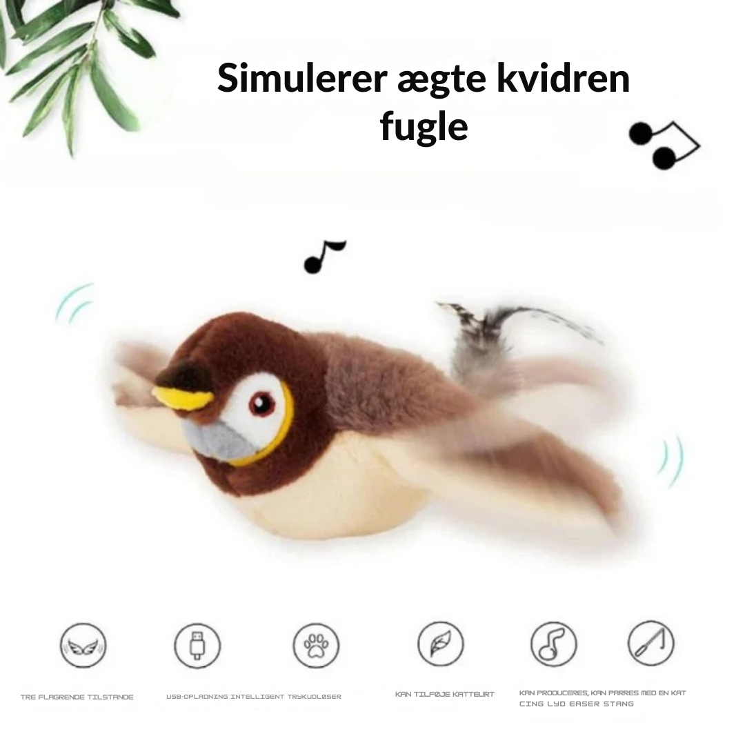 HoverBird® – Kattelegetøj med Flaksende Vinger