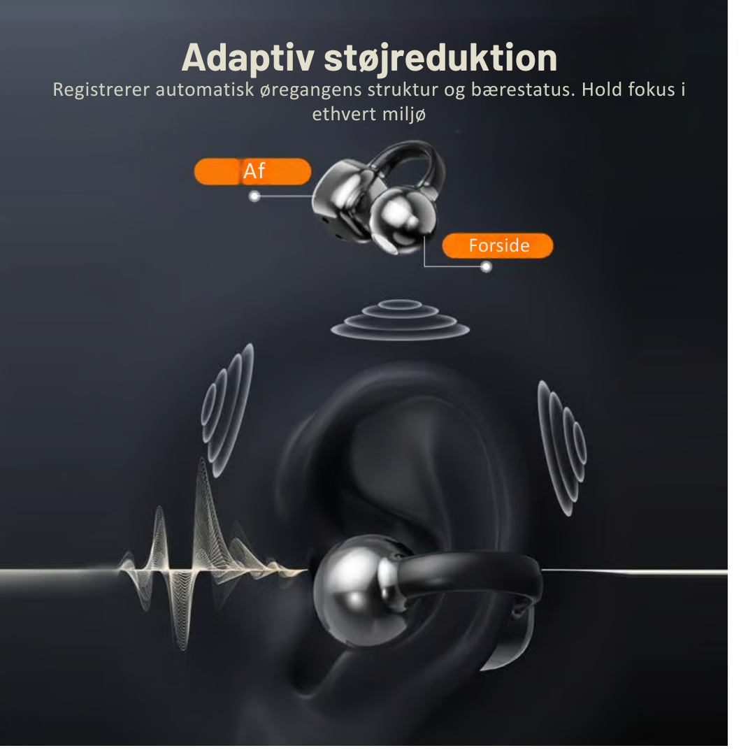 AUDICLIP™ - Touch høretelefoner